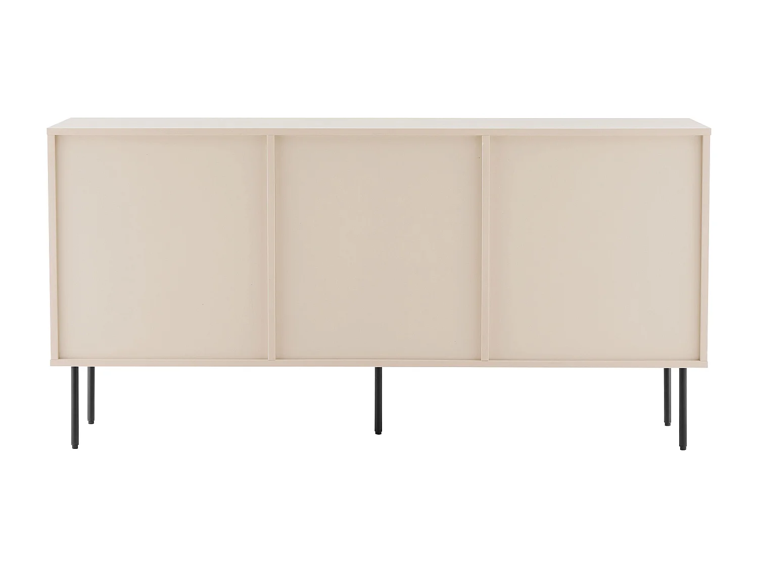 Dressoir 2 deuren en 3 laden melamine decor 150 cm beige