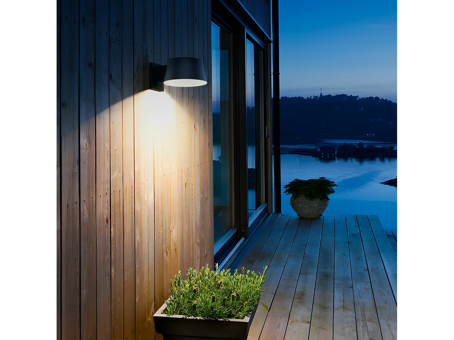 Applique mural solaire LOOPIN H10cm