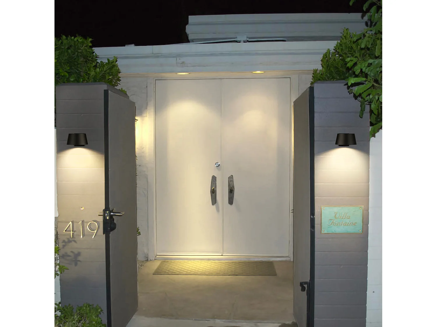 Applique mural solaire LOOPIN H10cm