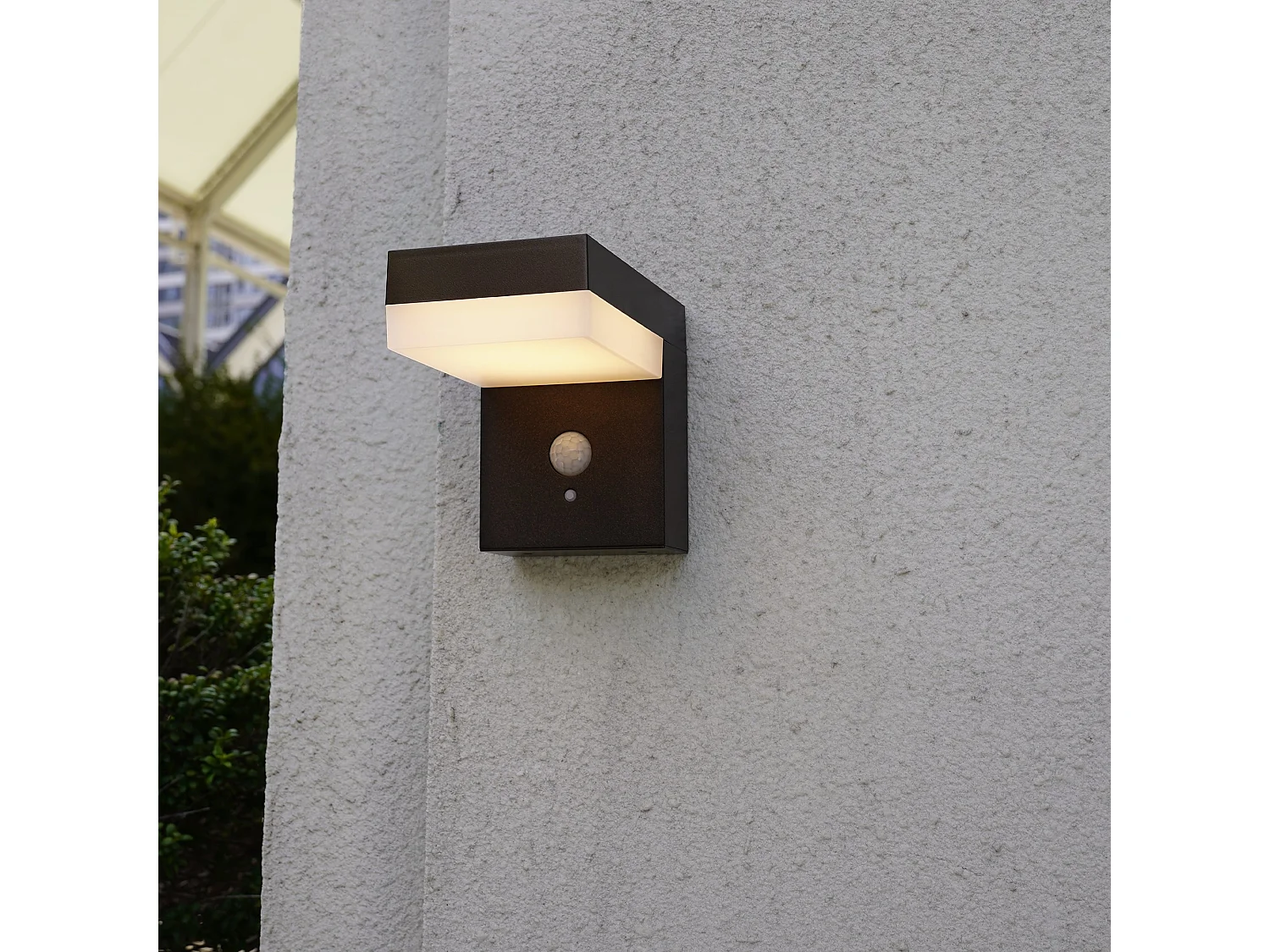 Applique murale solaire CENOVA Noir Plastique