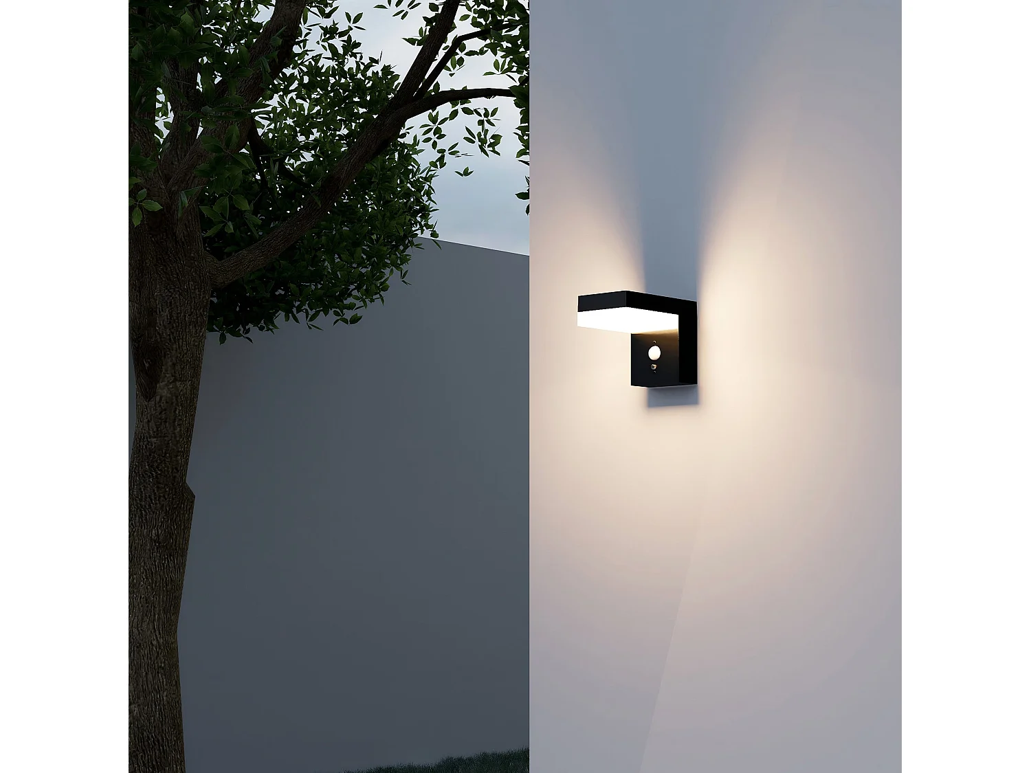 Applique murale solaire CENOVA WALL H13cm