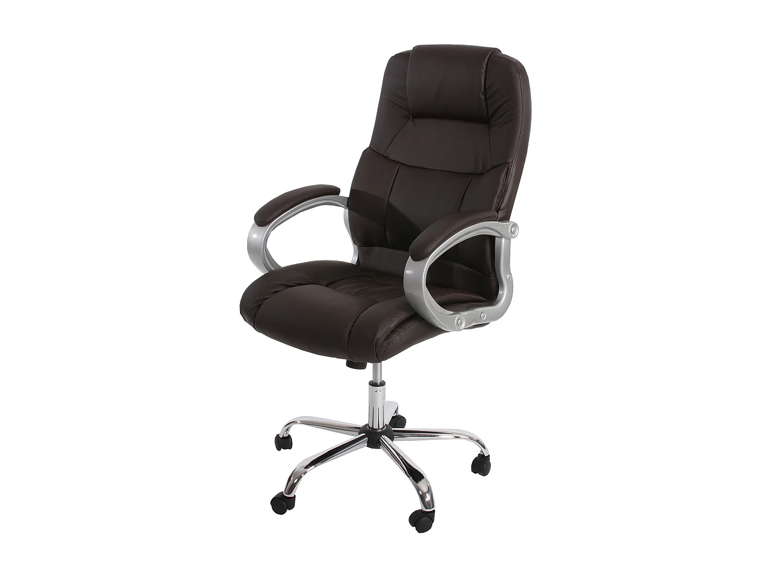 Fauteuil chaise de bureau marron 66 x 75 x 115 cm 04_0001905