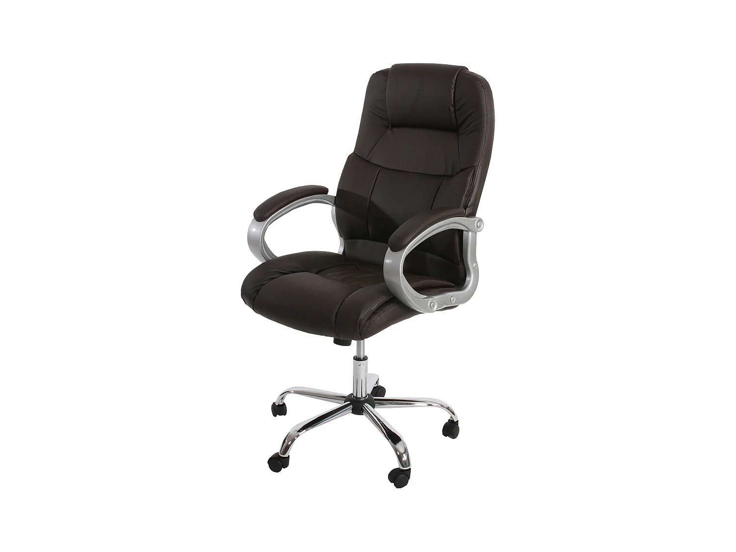 Fauteuil chaise de bureau marron 66 x 75 x 115 cm 04_0001905