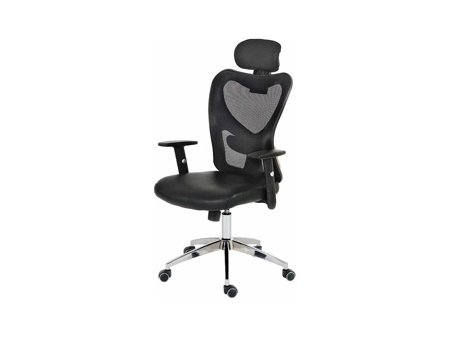 Fauteuil chaise de bureau grise 67 x 71 x 123 cm 04_0001902