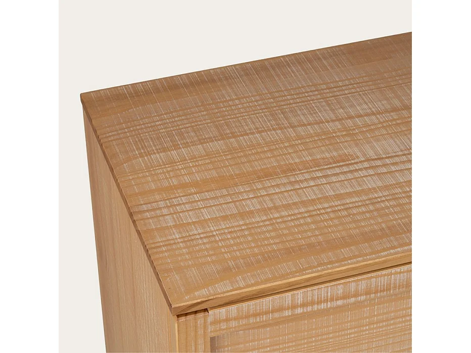 Table de chevet en bois massif HAÏTI 45x60