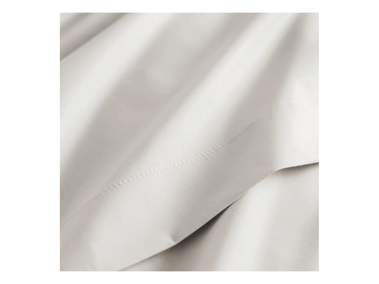 Drap housse coton percale bonnet 30 cm Écru 90x190 - SOMEO - MORPHEE