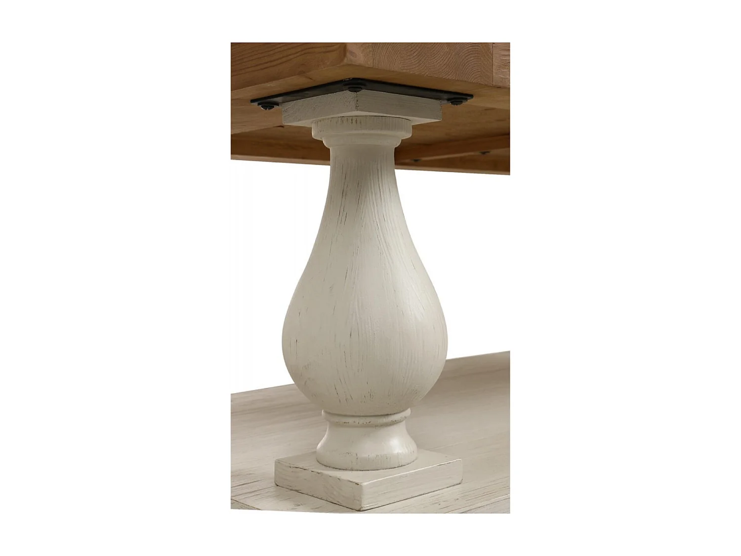 Table basse rectangulaire Bois Blanc - Héritage Interior's