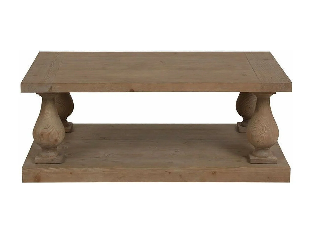 Table basse rectangulaire Bois Beige - Héritage Interior's