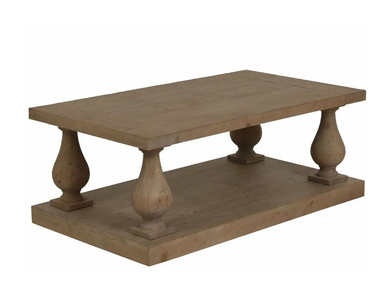 Table basse rectangulaire Bois Marron - Héritage Interior's