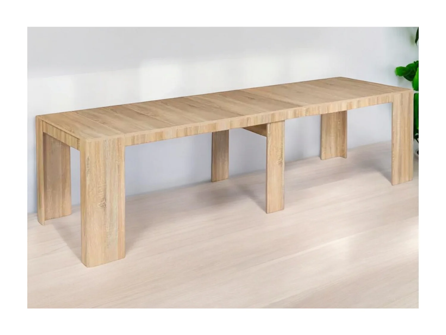 Table console extensible en bois - 3 m BELLI