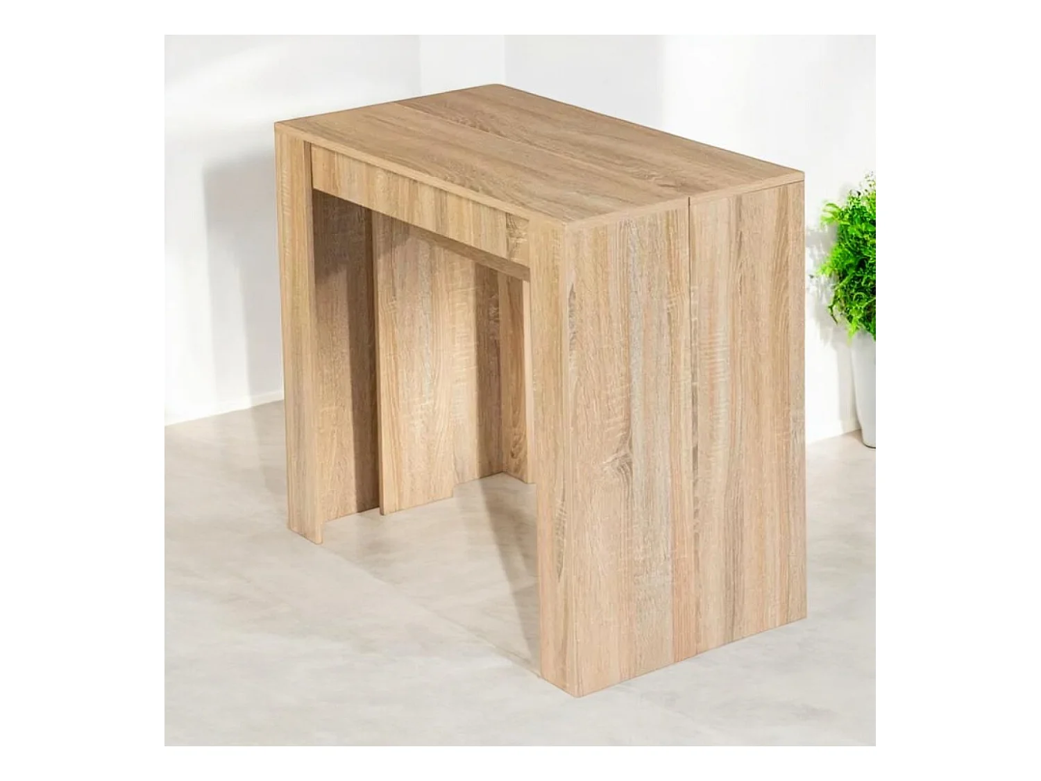 Table console extensible en bois - 3 m BELLI