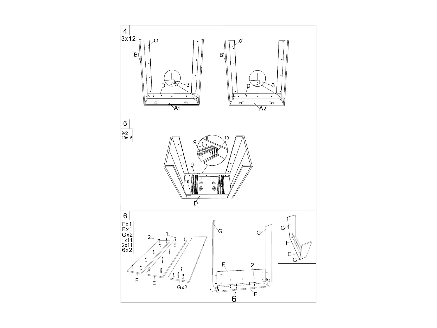 BELLI - Tavolo console estensibile in legno - 3 m