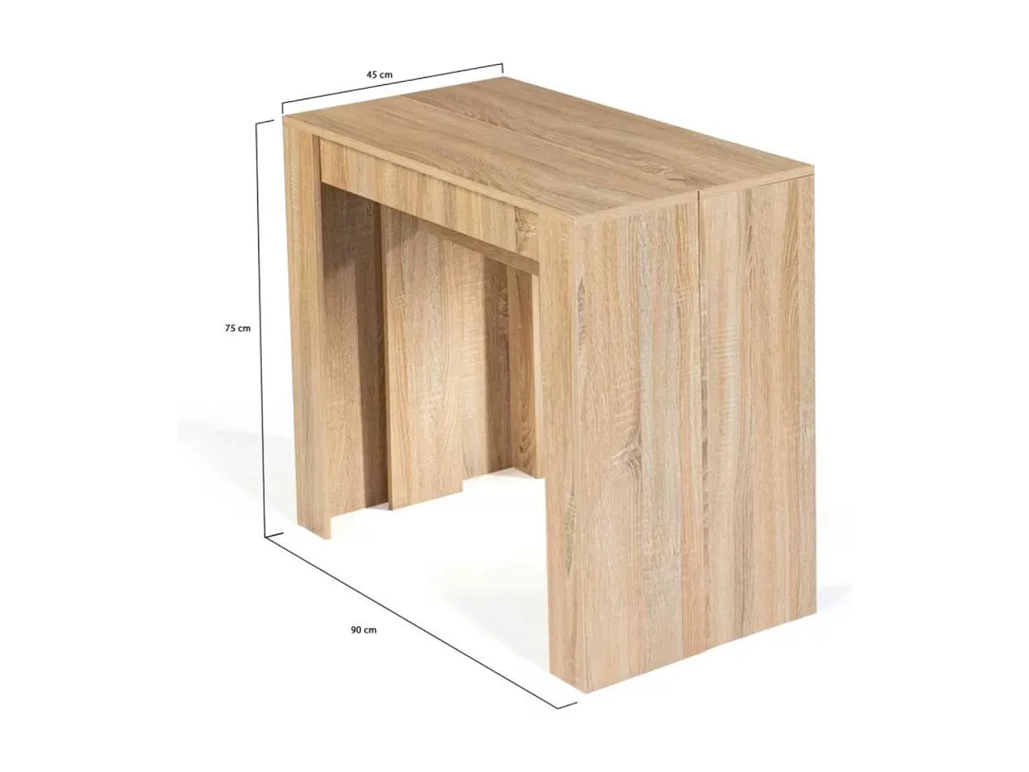 BELLI - Tavolo console estensibile in legno - 3 m