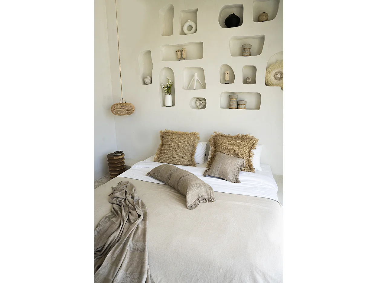 Le s'il vous Plaid - Velours Gris