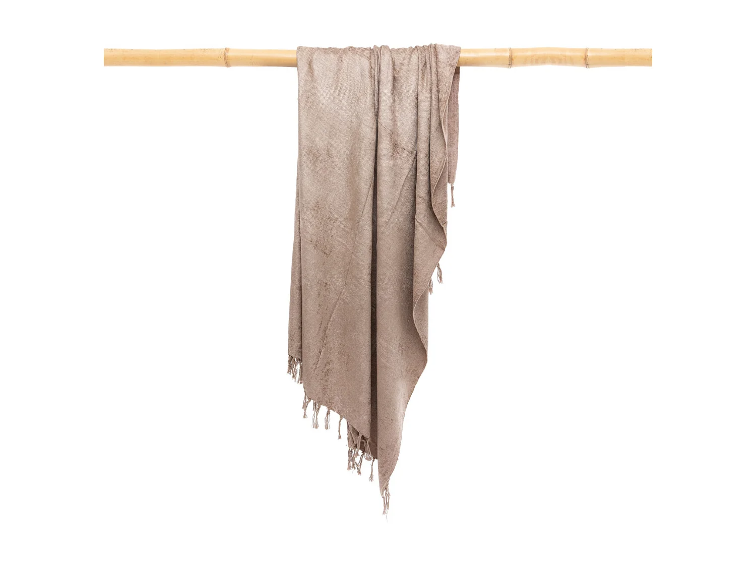 Le s'il vous Plaid - Velours Gris