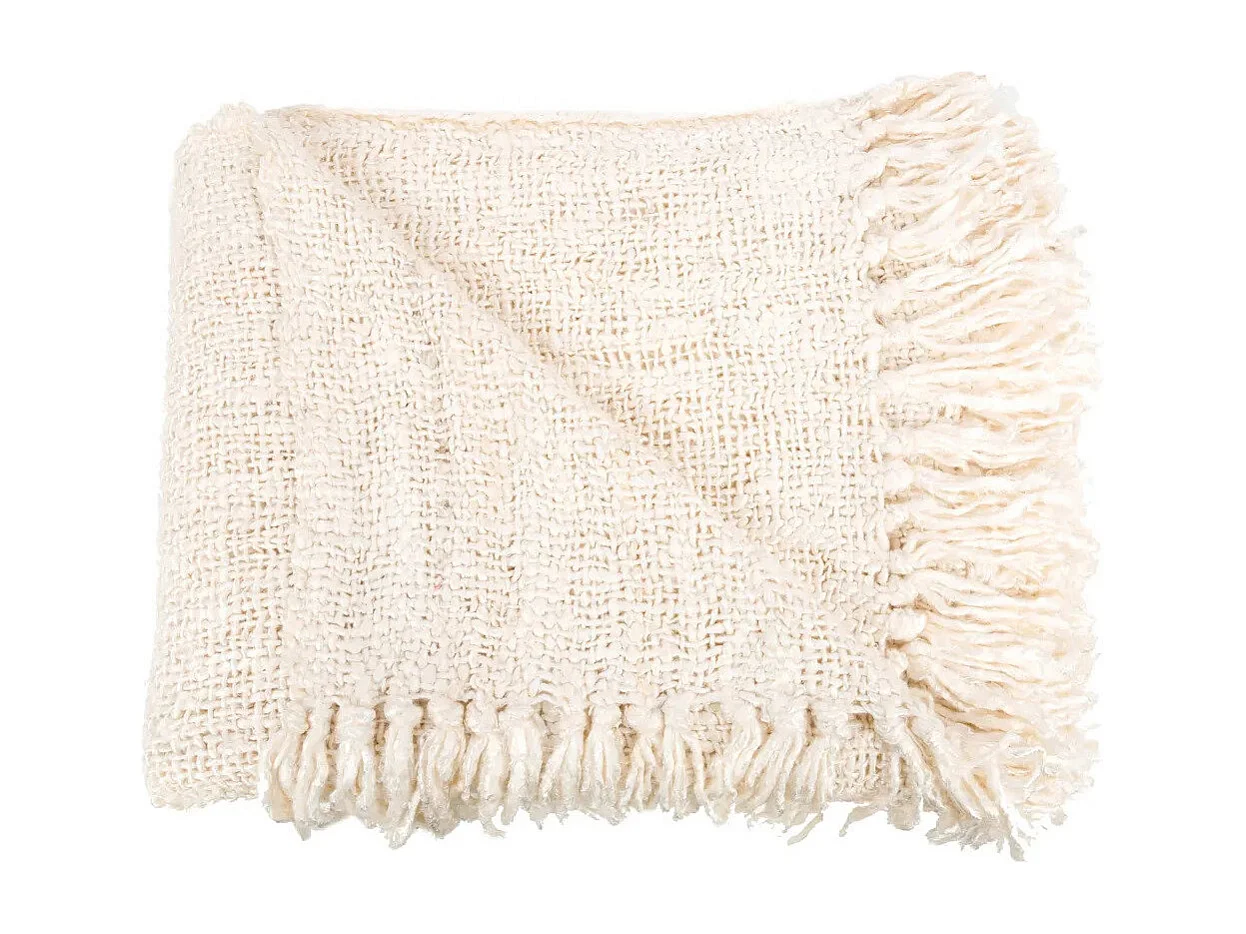 Coperta S'il Vous Plaid - Crema