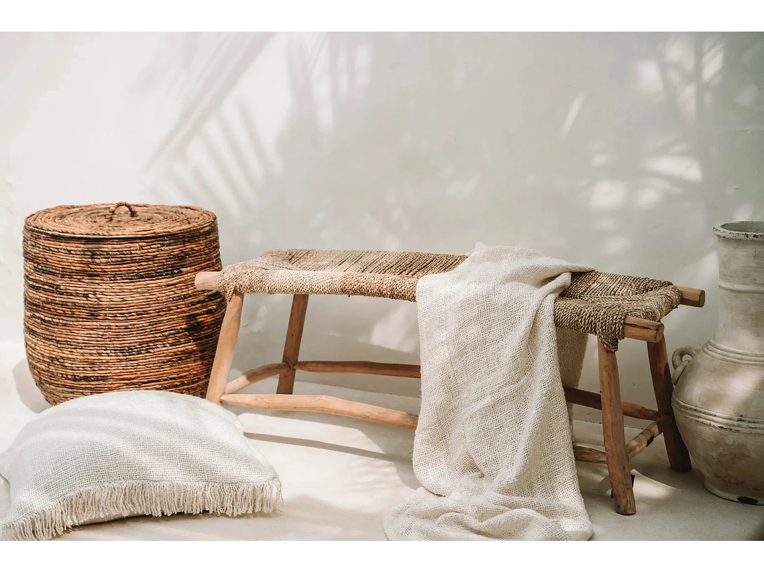 Coperta S'il Vous Plaid - Crema