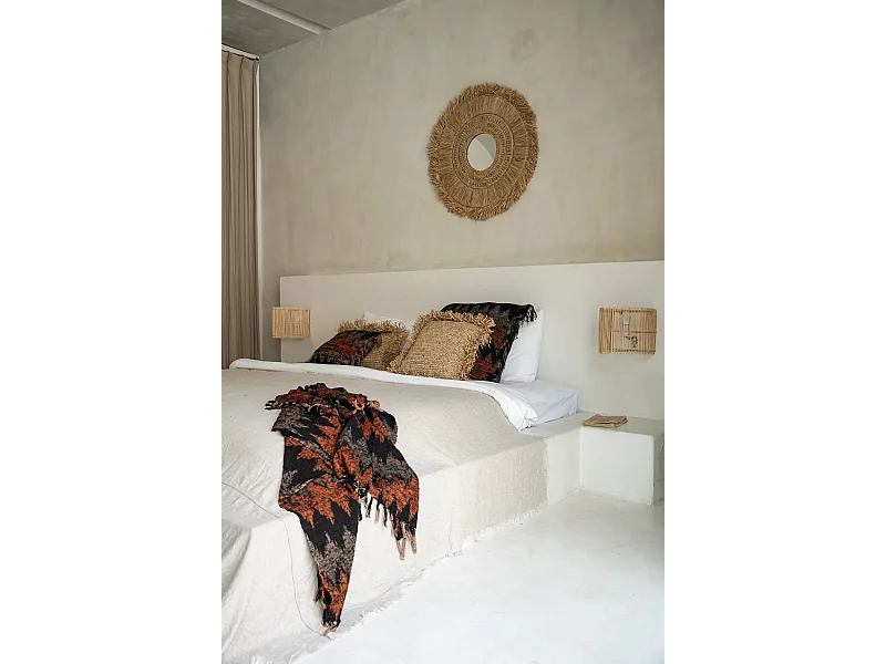 Das s'il vous Plaid - Schwarz Orange