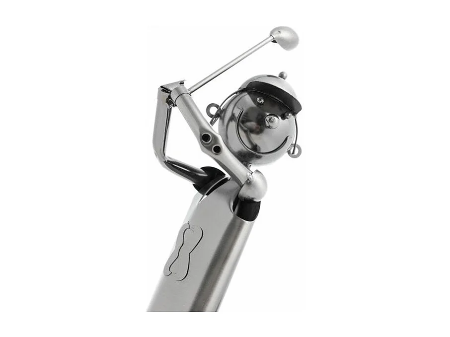 Porte-bouteille Golfeur métallique