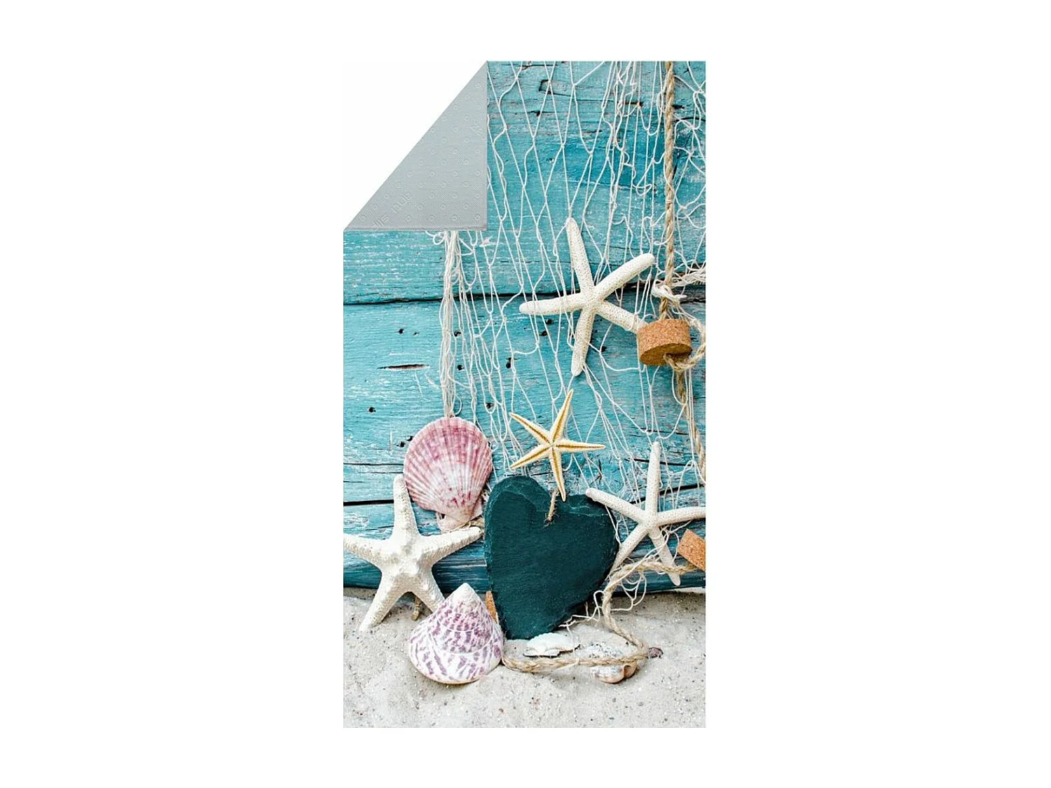 Tapis de bain 50x80 cm Polyester Sdb Bleu