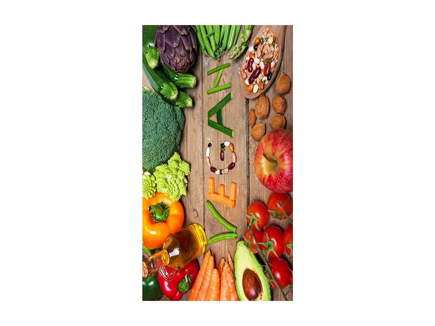 Tapis de cuisine 50x80 cm Polyester Kitch Veg