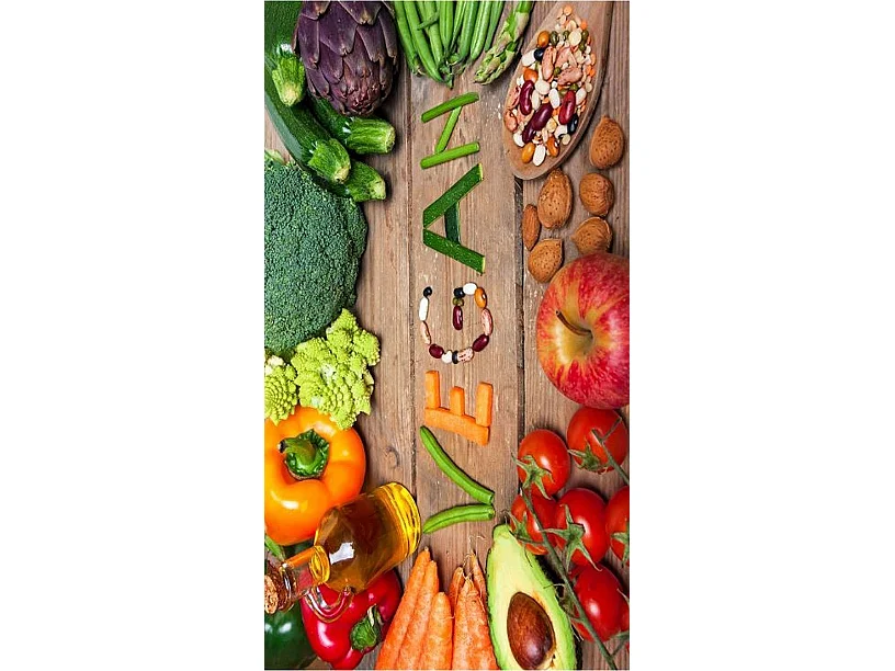 Tapis de cuisine 50x80 cm Polyester Kitch Veg