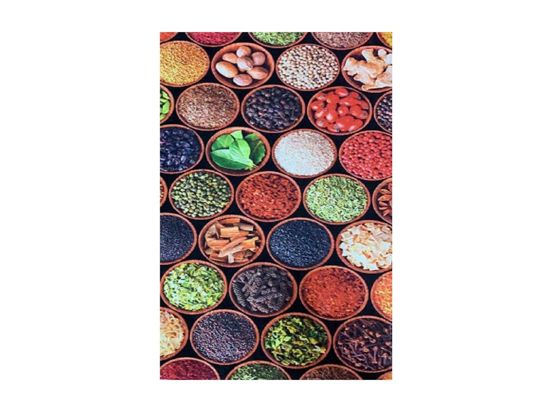 vente unique Tapis de cuisine 50x180 cm Polyester Kitch Misir