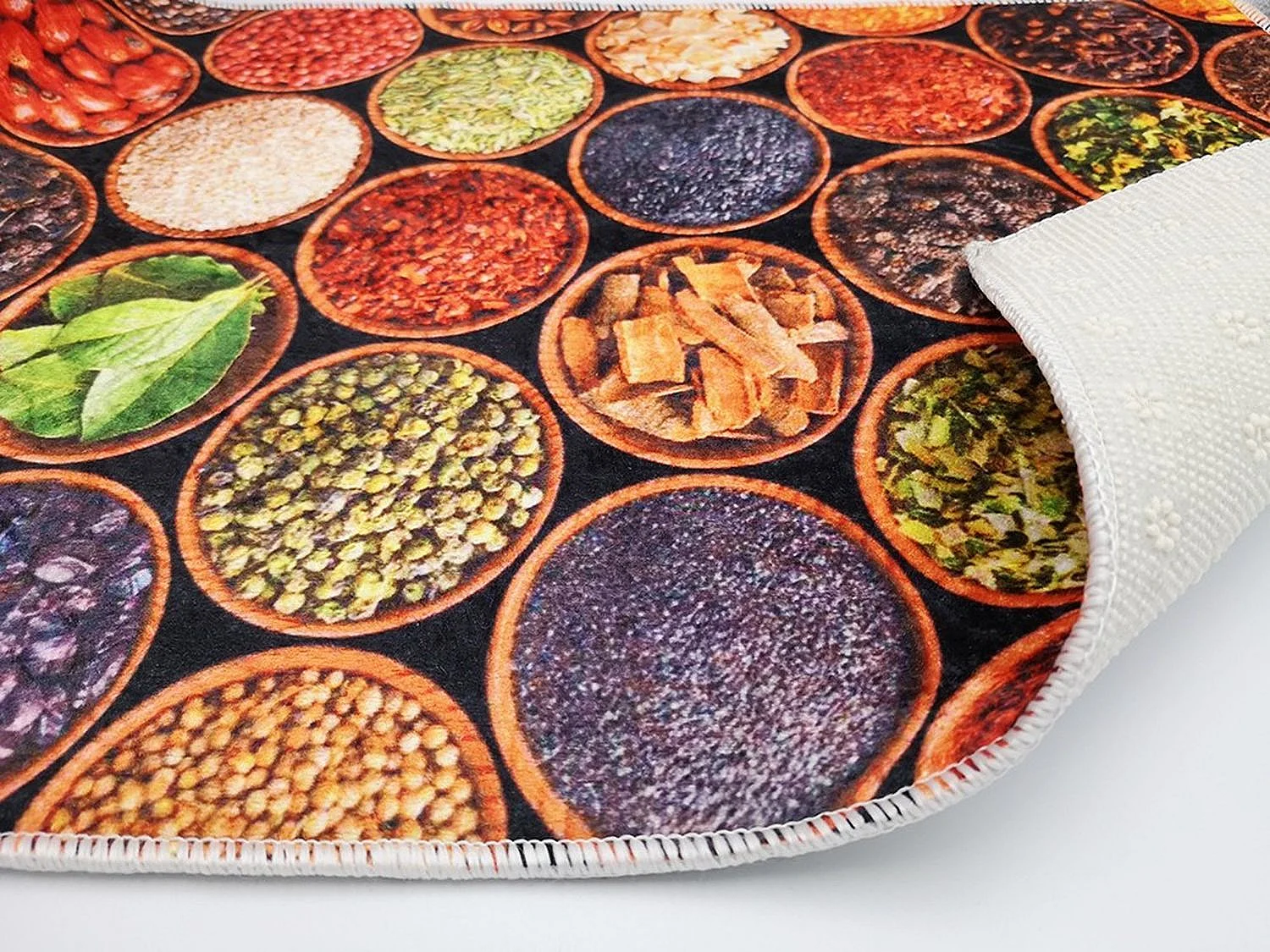 Tapis de cuisine 50x180 cm Polyester Kitch Misir