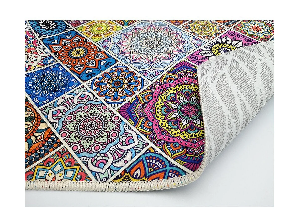 Tapis de cuisine 50x180 cm Polyester Multi Cha