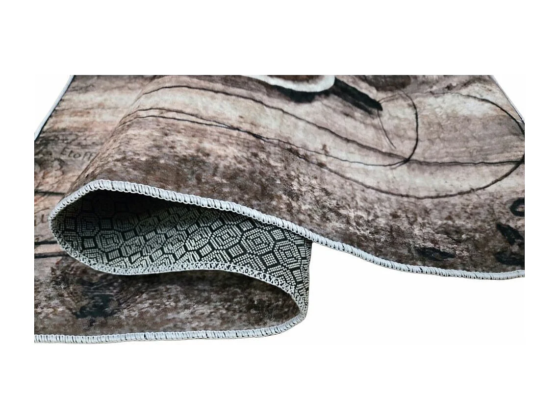 Tapis de cuisine 50x80 cm Polyester Coffee Beige