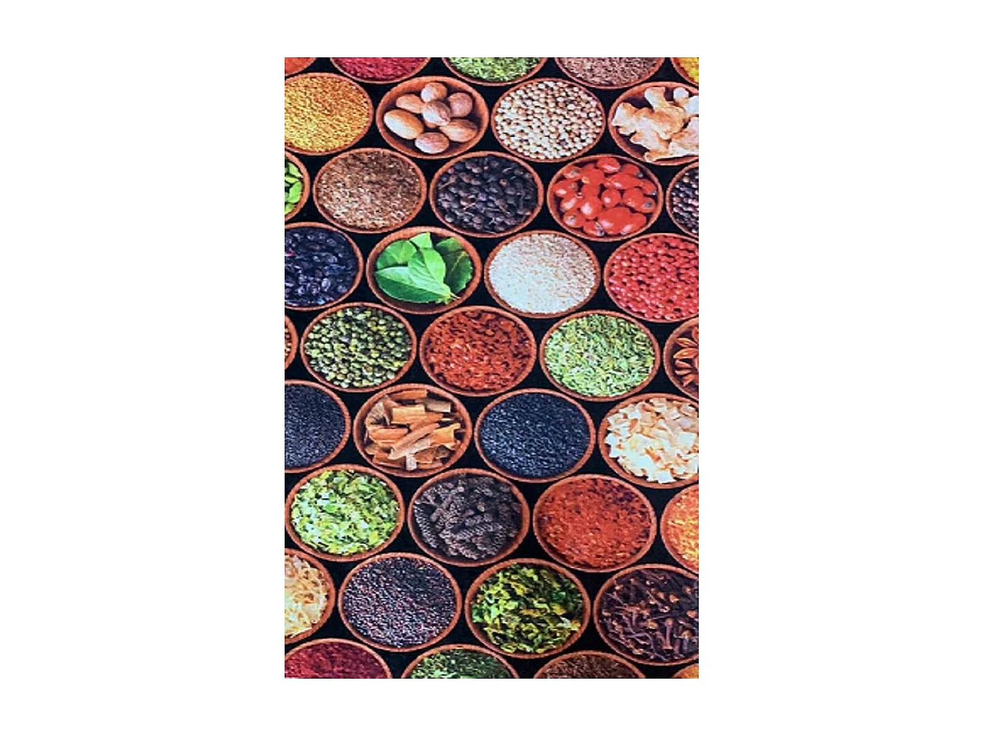 Tapis de cuisine 50x80 cm Polyester Kitch Misir