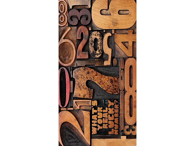 Tapis chambre enfant 80x150 cm Polyester Number Orange