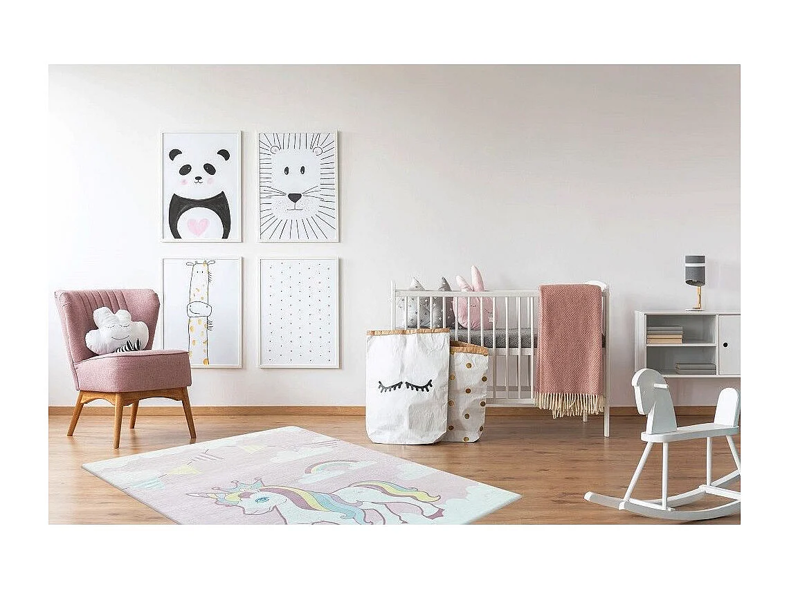 Tapis chambre enfant 120x160 cm Polyester Lic