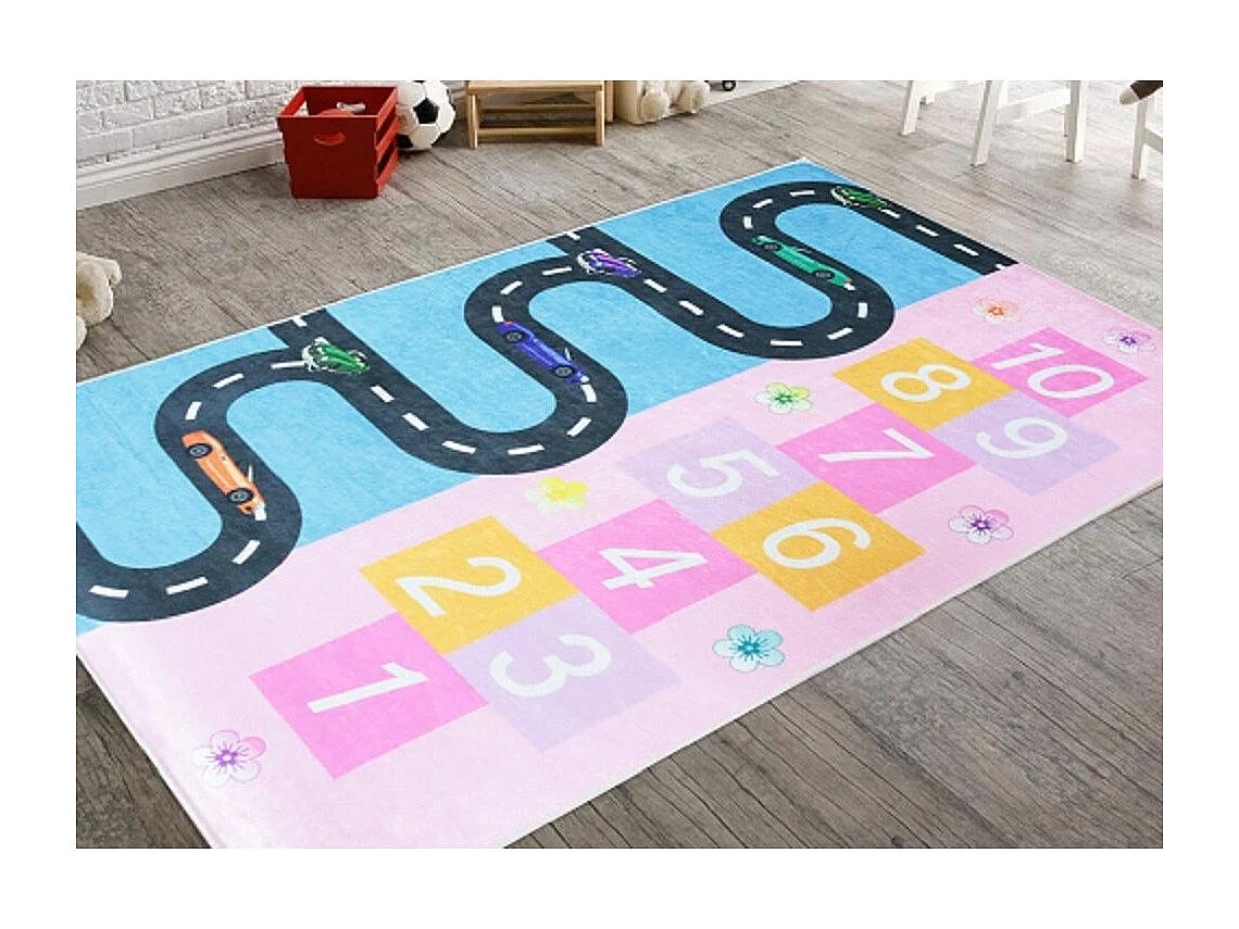 Tapis chambre enfant 100x150 cm Polyester Mixt