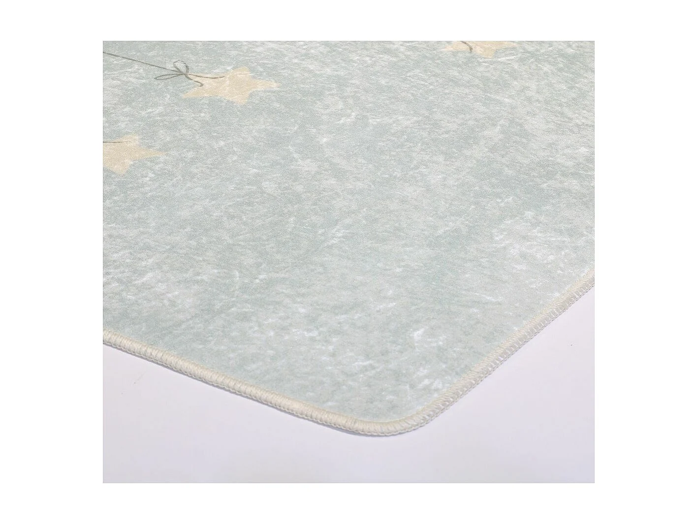 Tapis chambre enfant 80x150 cm Polyester Sweatdr Bleu