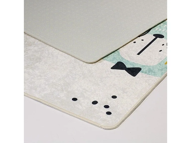 Tapis chambre enfant 80x150 cm Polyester Hibou