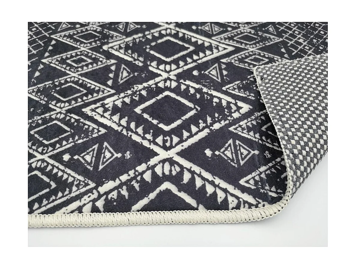 Tapis de salon 200x290 cm Polyester Berbere Gris