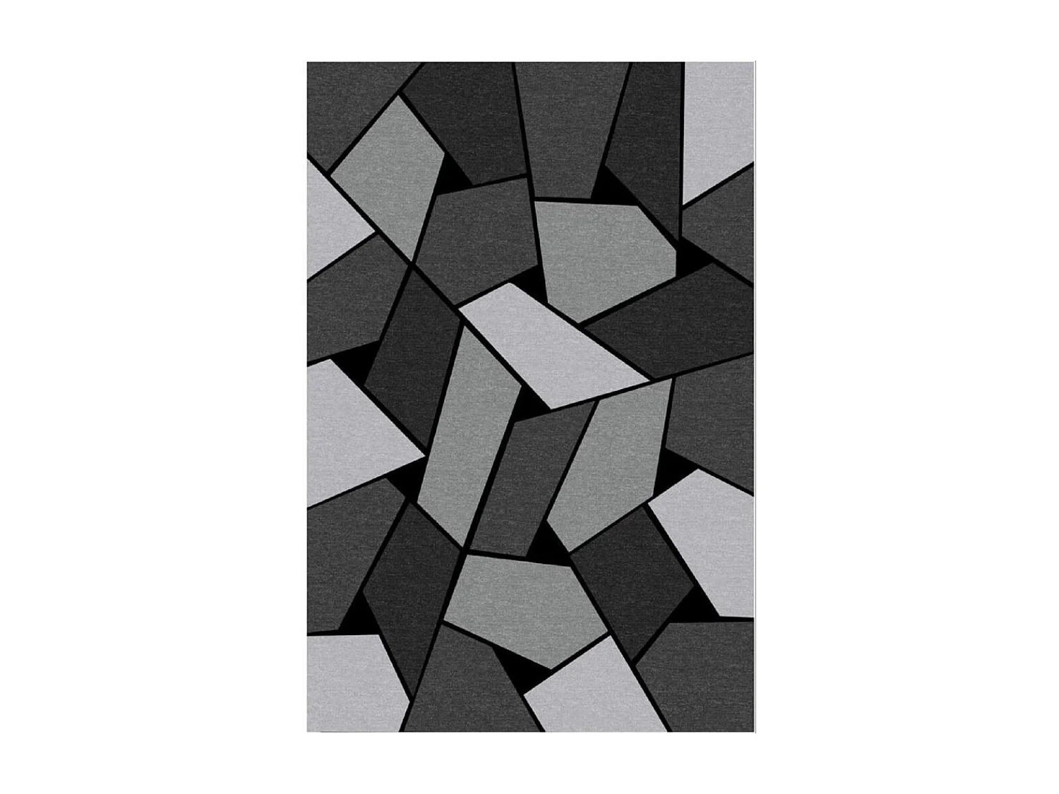 Tapis de salon 160x230 cm Polyester Geometrique