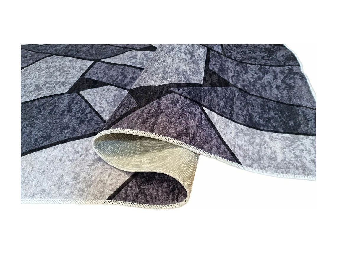 Tapis de salon 160x230 cm Polyester Geometrique