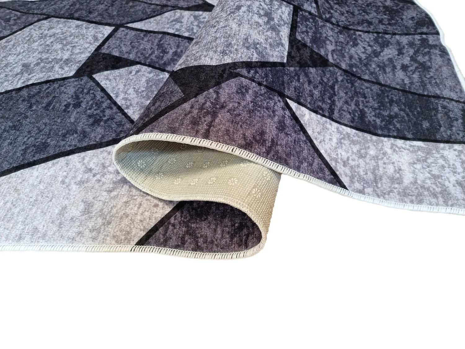 Tapis de salon 160x230 cm Polyester Geometrique