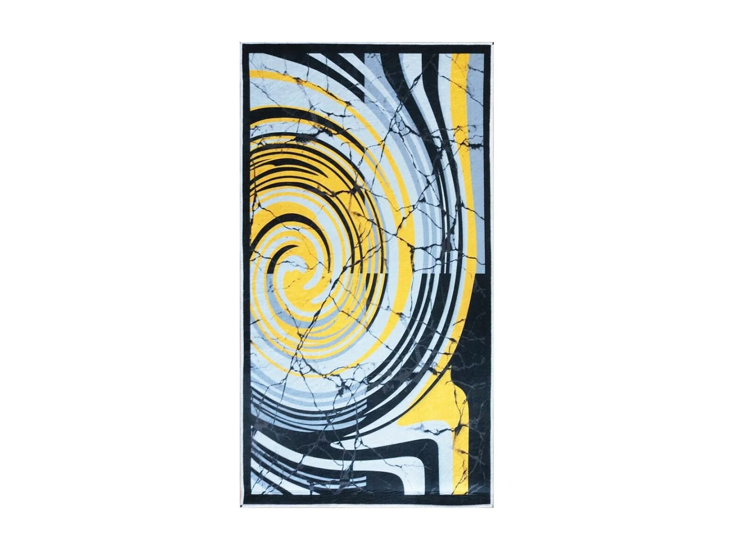 Tapis de salon 80x150 cm Polyester Tourbillon