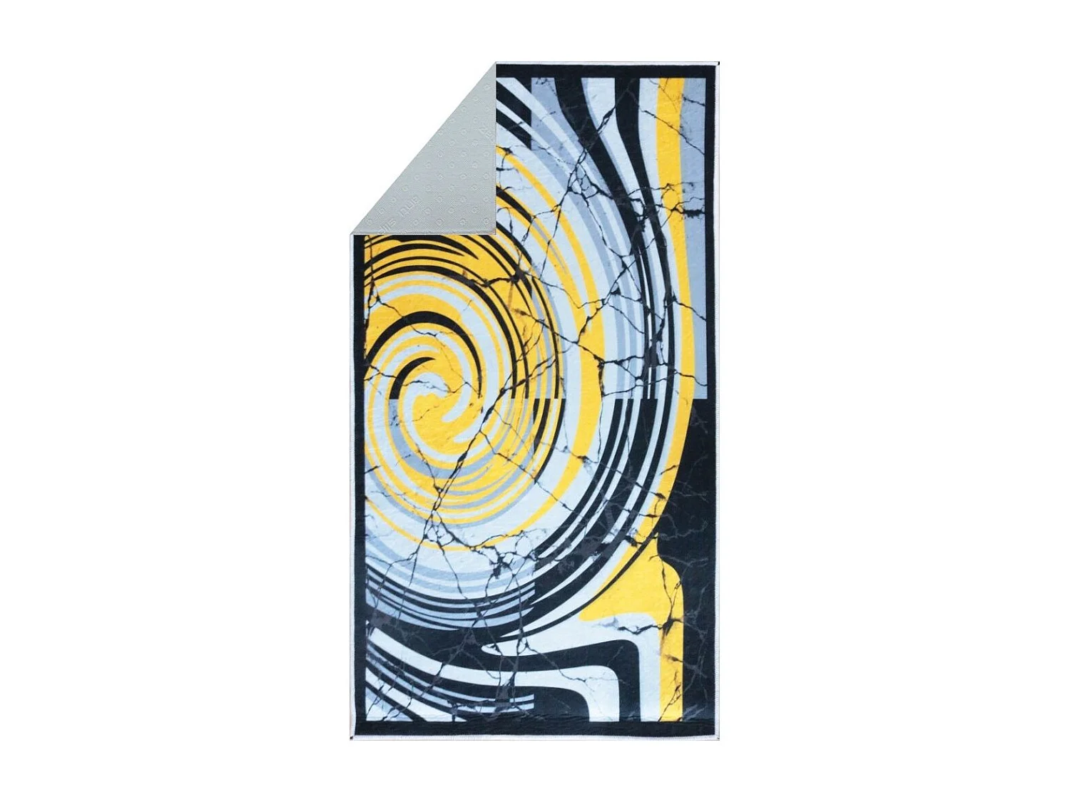 Tapis de salon 80x150 cm Polyester Tourbillon