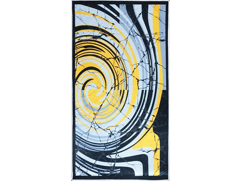 Tapis de salon 80x150 cm Polyester Tourbillon