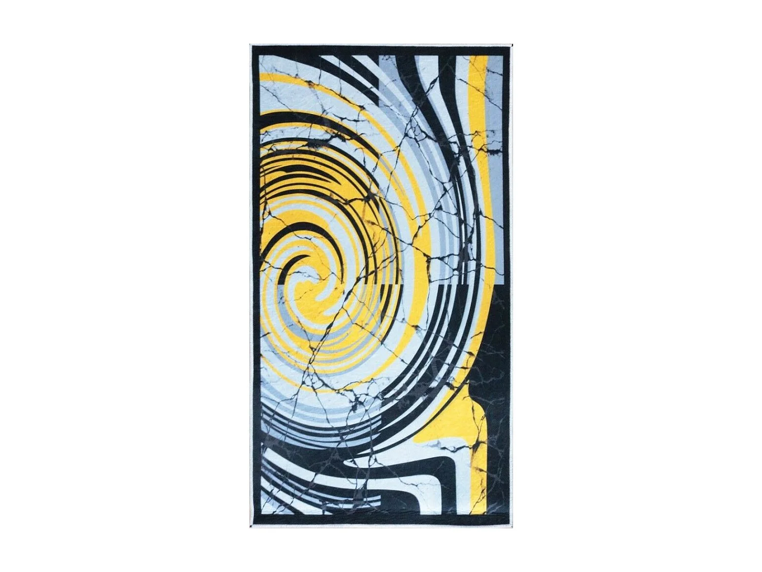 Tapis de salon 80x150 cm Polyester Tourbillon