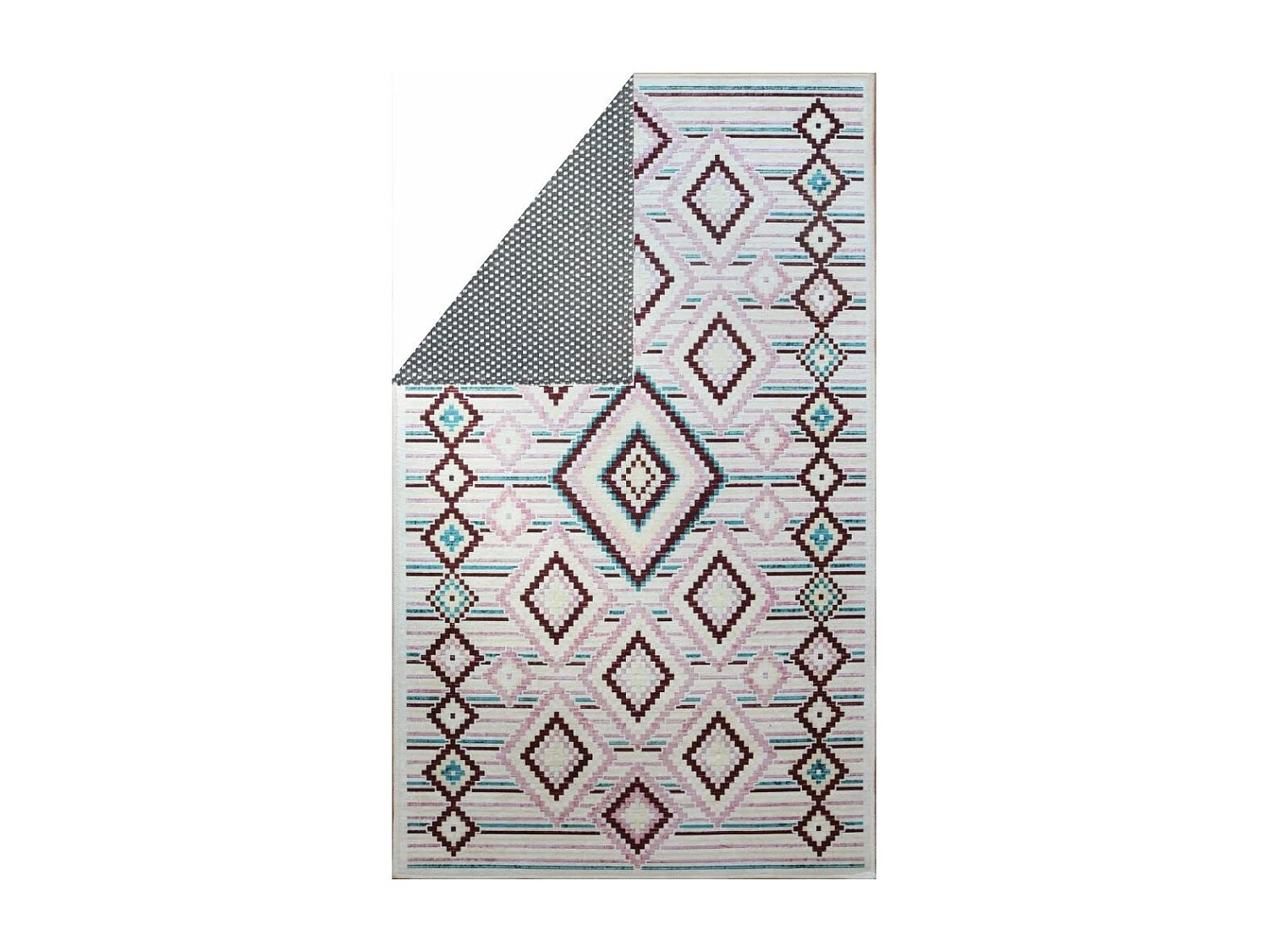 Tapis de salon 80x150 cm Polyester Berbere Los Rose