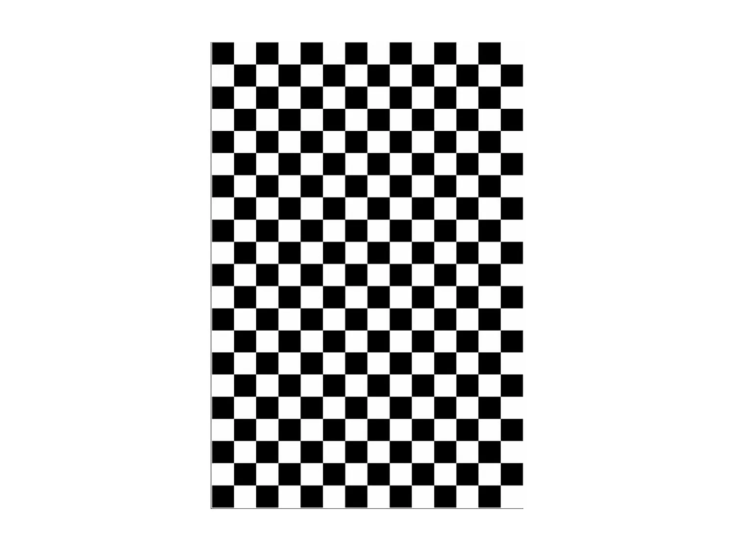 Tapis de salon 120x180 cm Polyester Damier