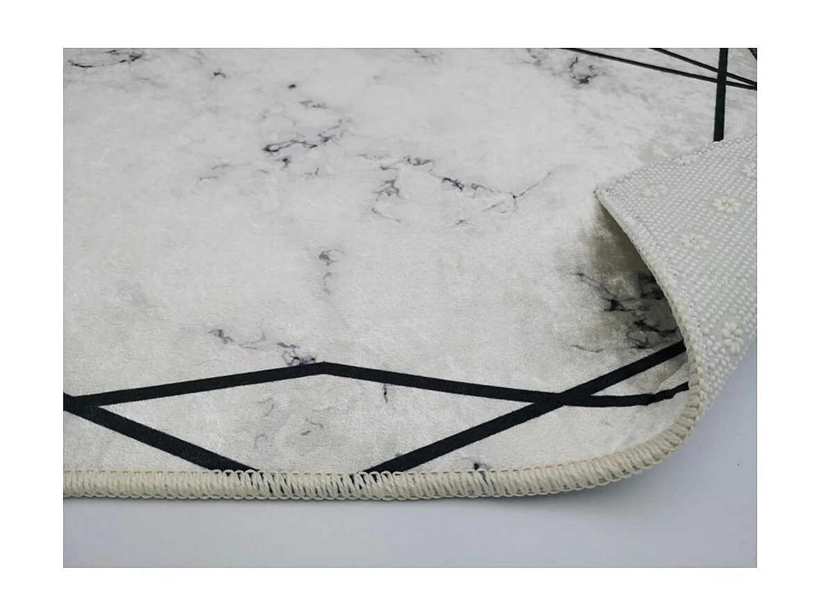 Tapis de salon 80x150 cm Polyester Crois
