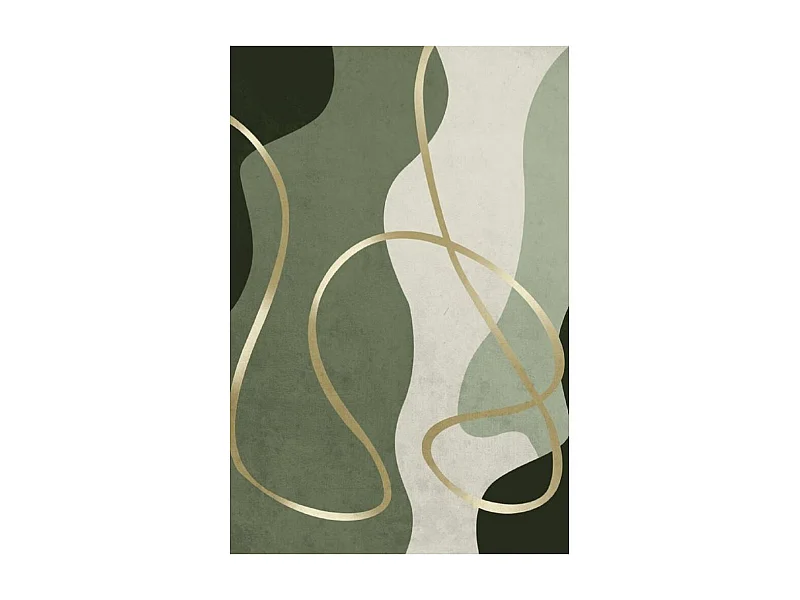 Tapis de salon 160x230 cm Polyester Simply Vert