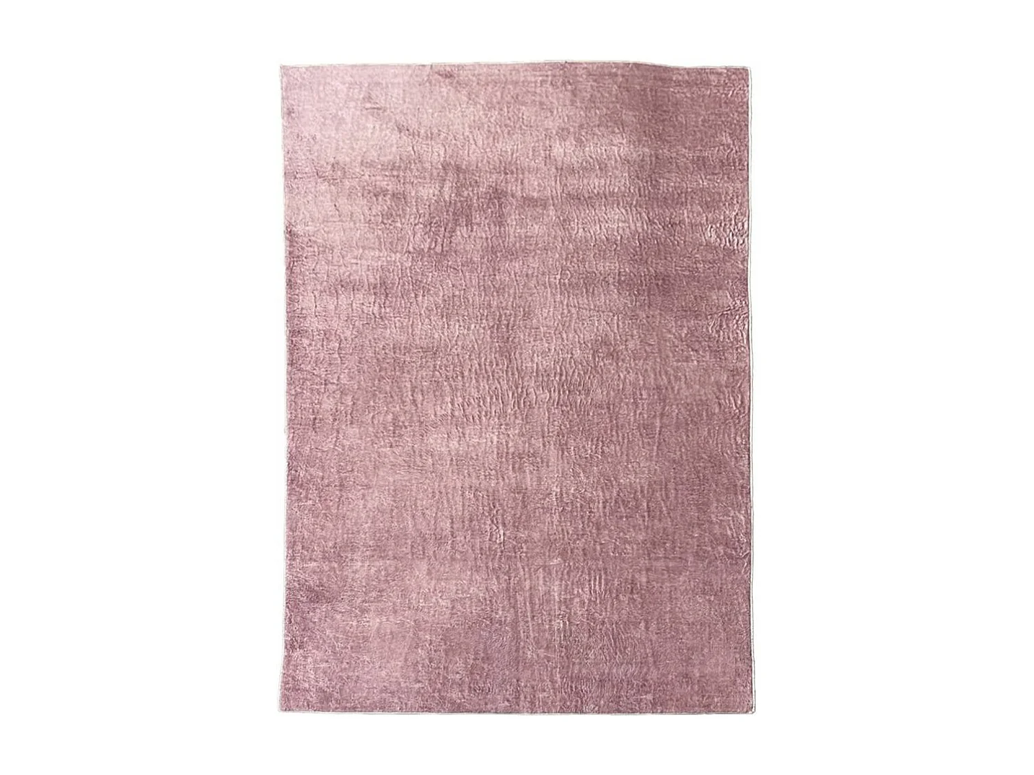 Tapis de salon 200x290 cm Polyester Uni Rose