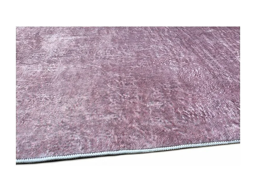 Tapis de salon 200x290 cm Polyester Uni Rose